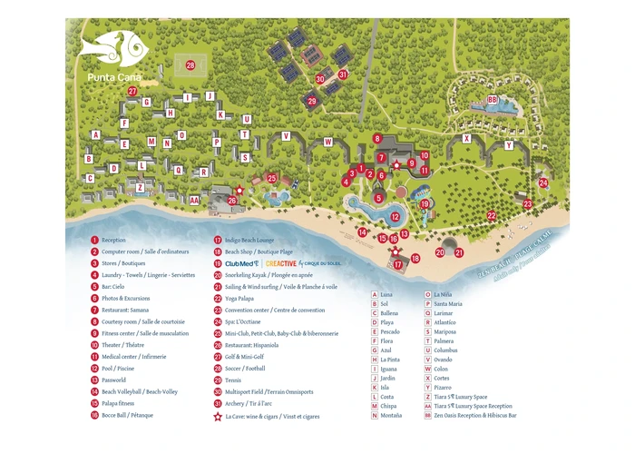 Map Club Med Punta Cana